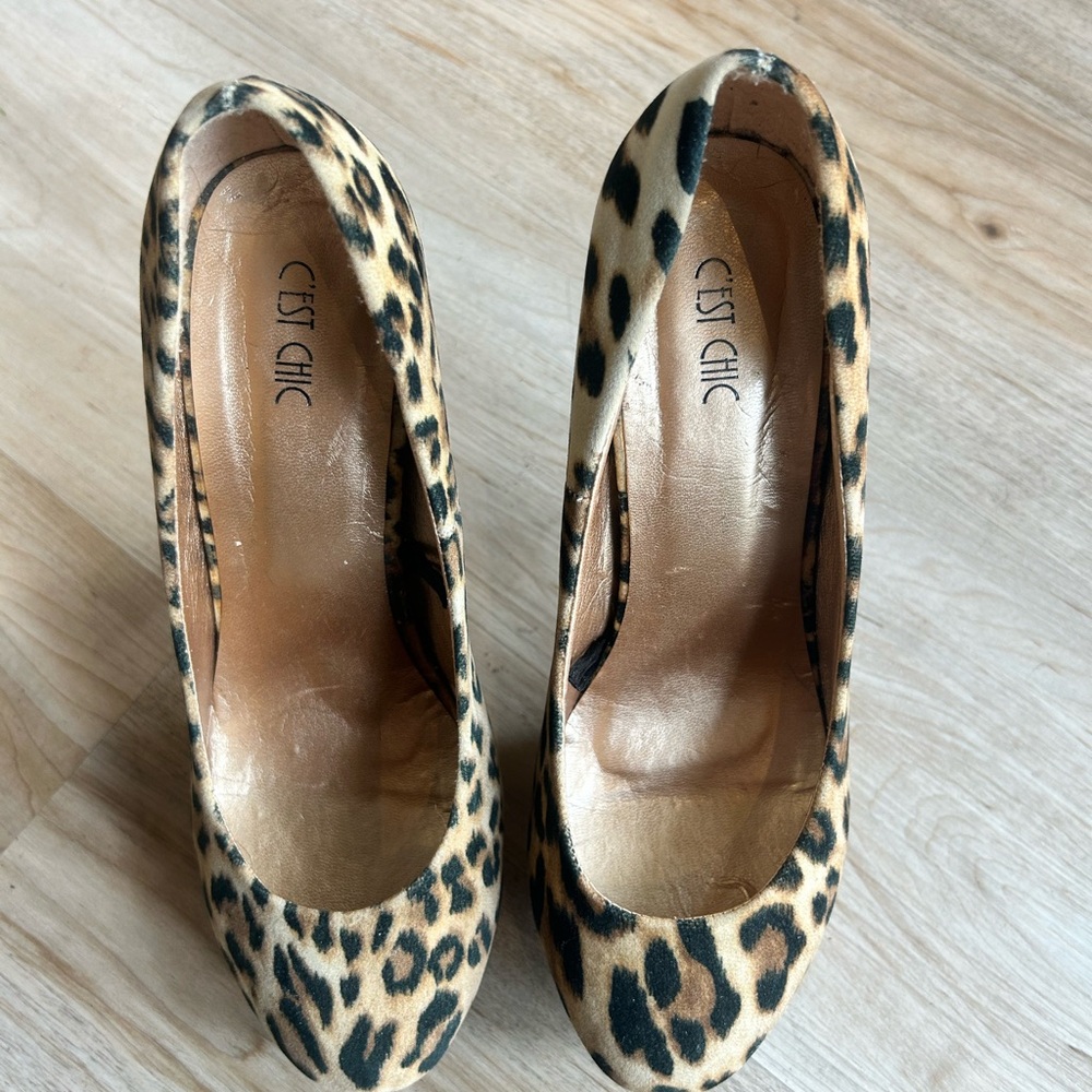 Brown and Black High Stiletto Heels